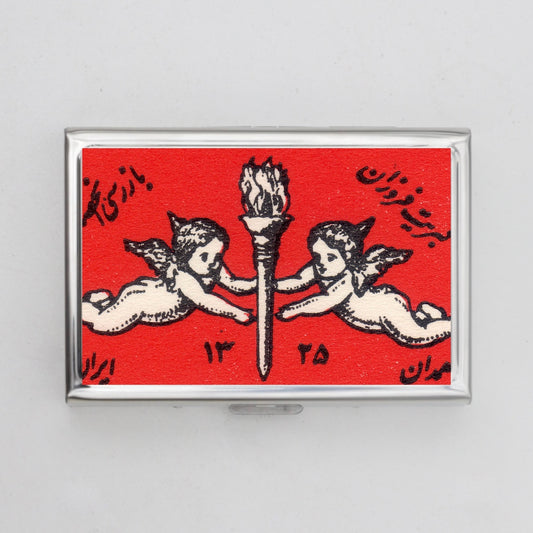 Vintage Matchbox Card Holder OR Cigarette Case