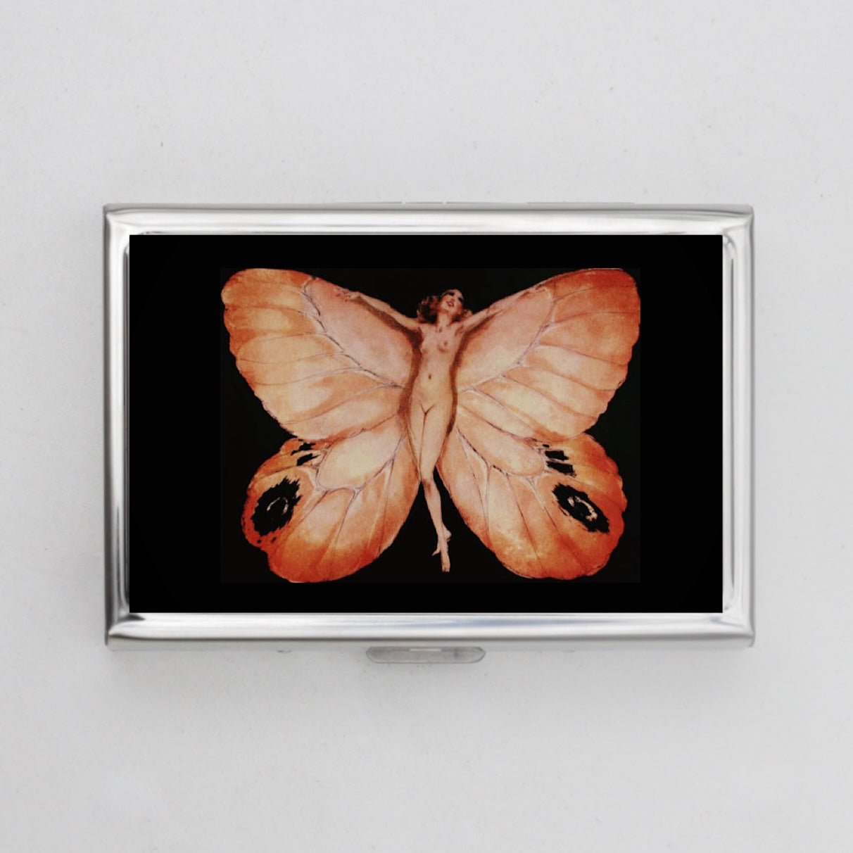 Butterfly Woman Card Holder OR Cigarette Case