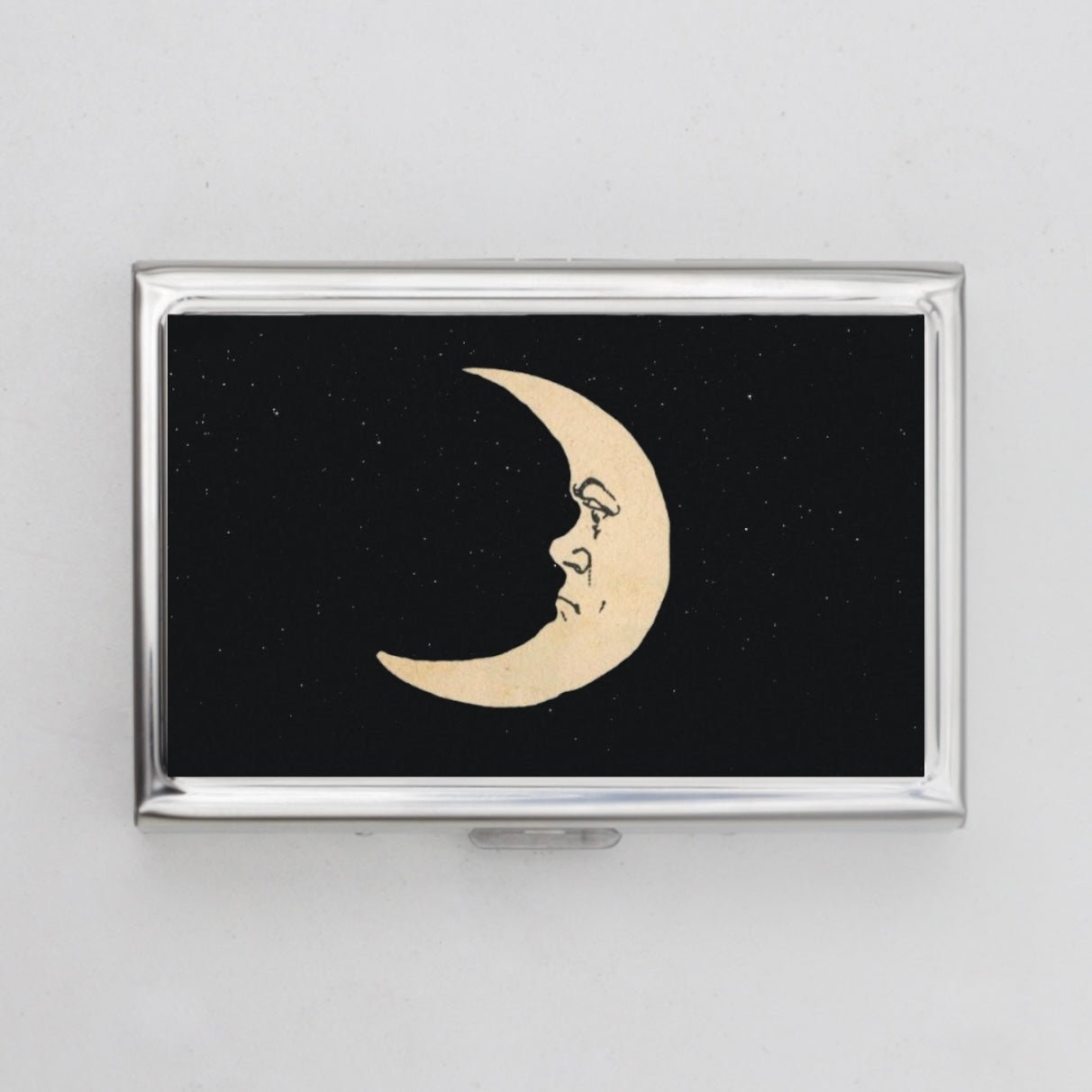 Crescent Moon Card Holder OR Cigarette Case