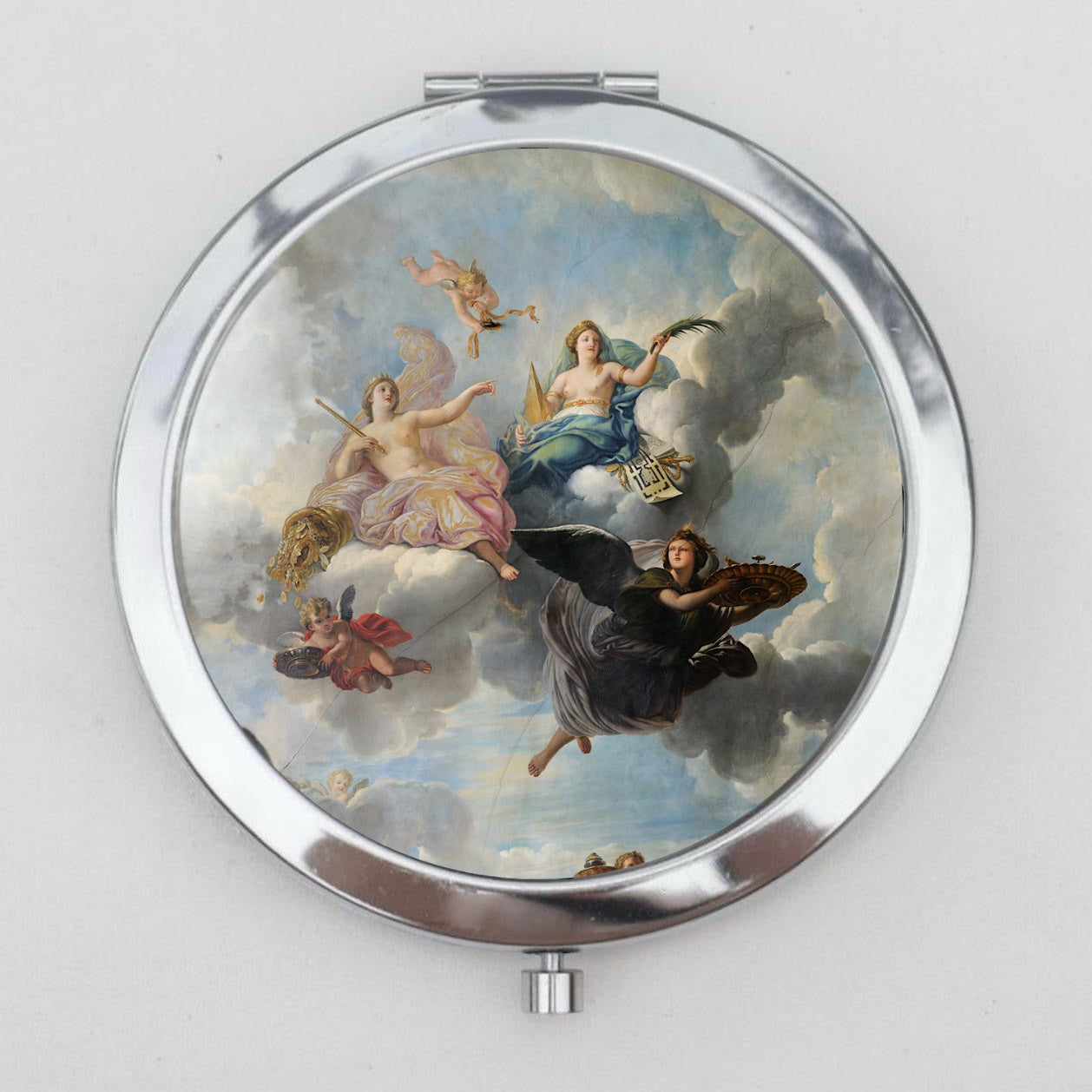 Angels Compact Mirror OR Pill Box