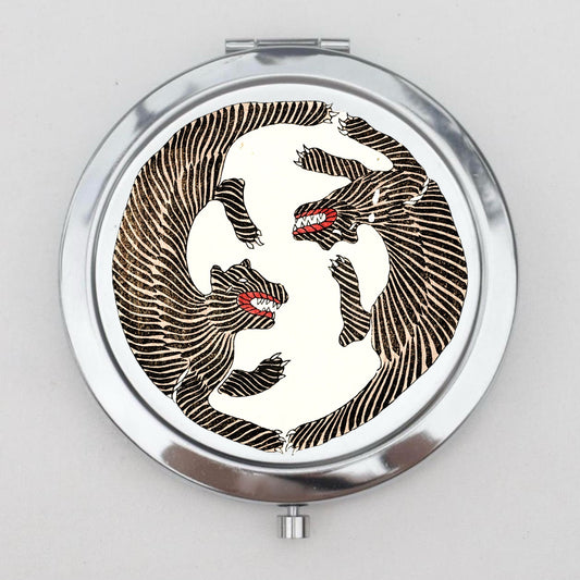 Tigers Compact Mirror OR Pill Box