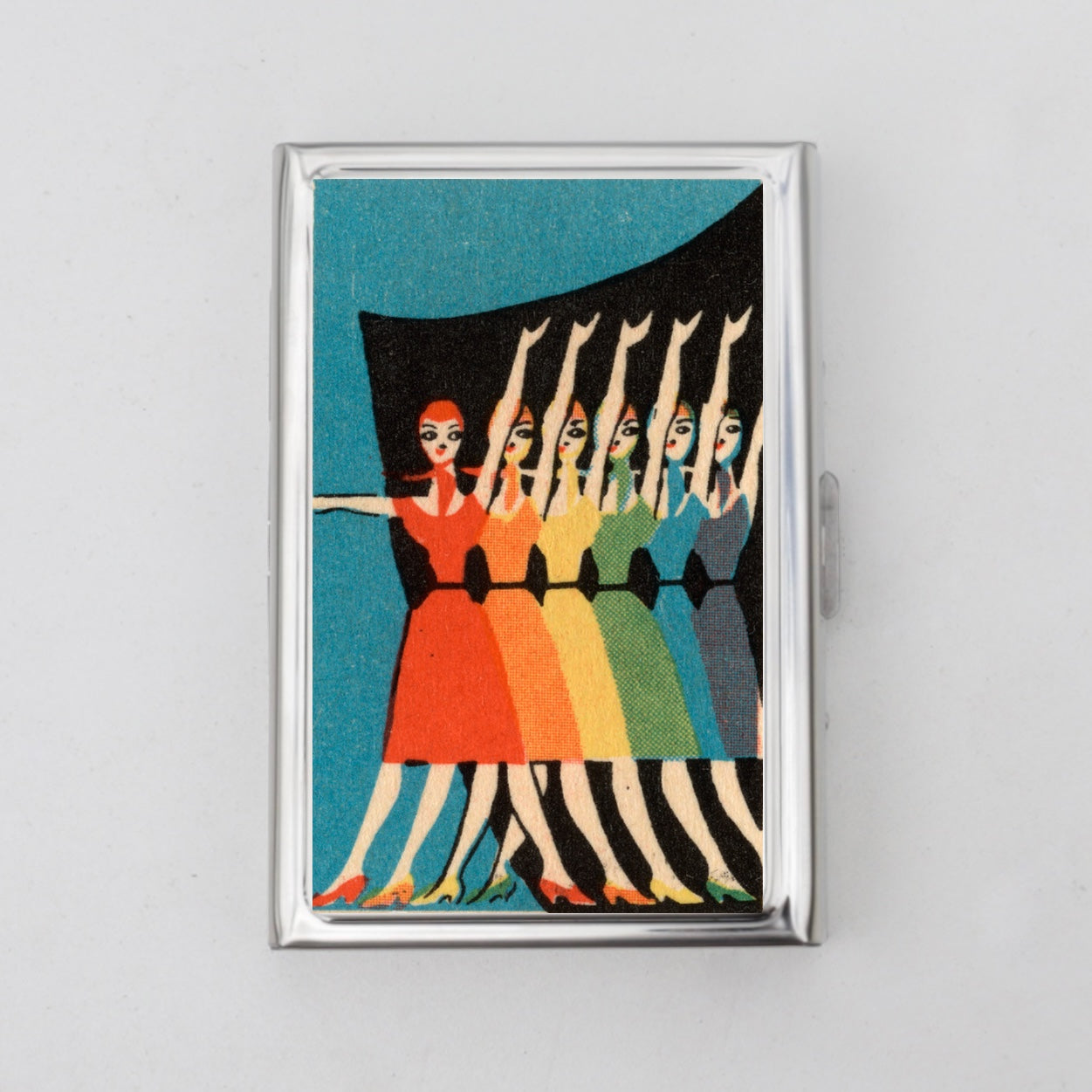 Russian Matchbox Artwork Card Holder OR Cigarette Case