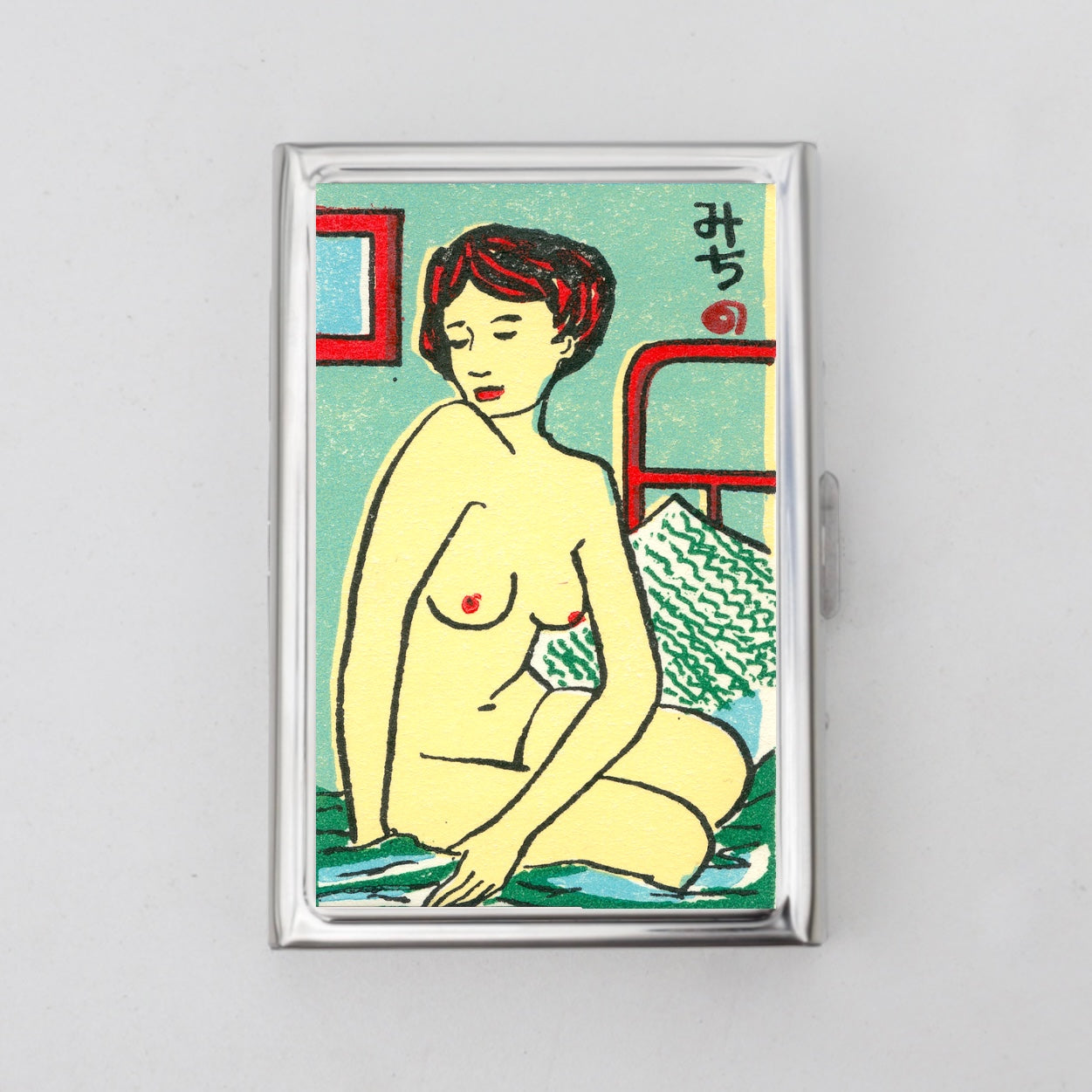 Japanese Matchbox Artwork Card Holder OR Cigarette Case