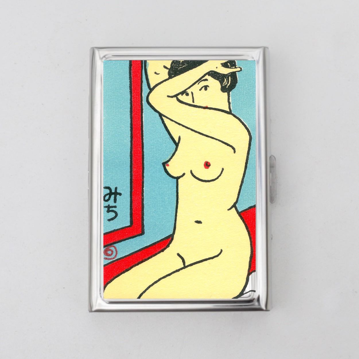 Japanese Matchbox Artwork Card Holder OR Cigarette Case