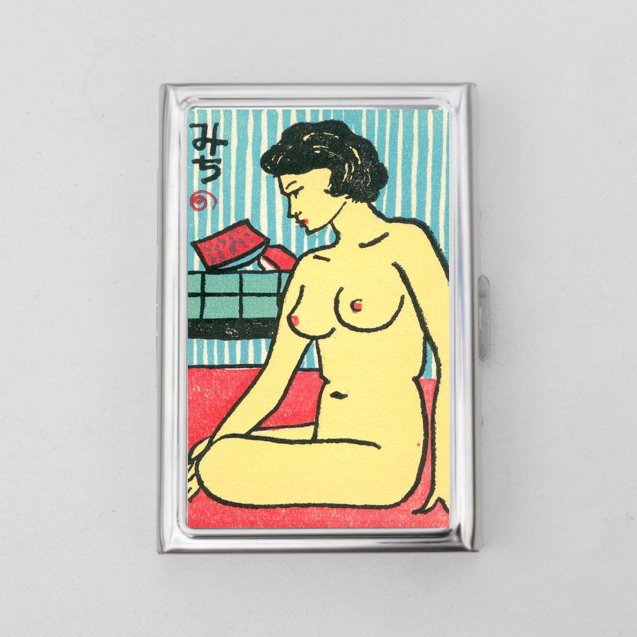 Japanese Matchbox Artwork Card Holder OR Cigarette Case