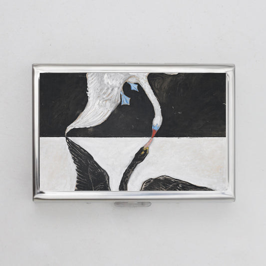 Hilma Af Klint Swans Card Holder OR Cigarette Case