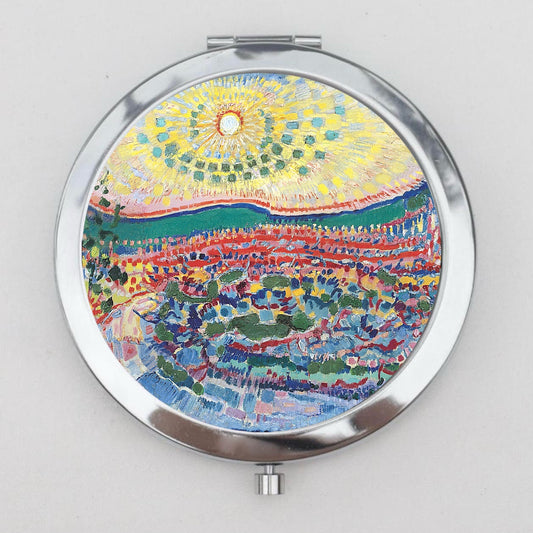 October Sun Compact Mirror OR Pill Boxo