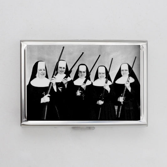 Nuns with Guns Card Holder OR Cigarette Case