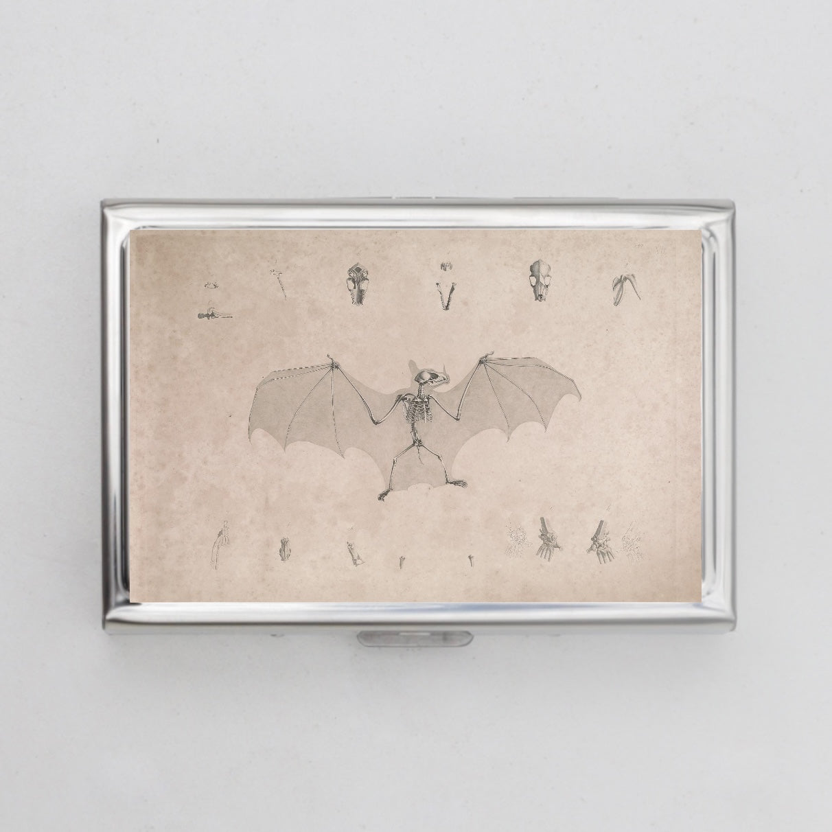 Bat Skeleton Card Holder OR Cigarette Case