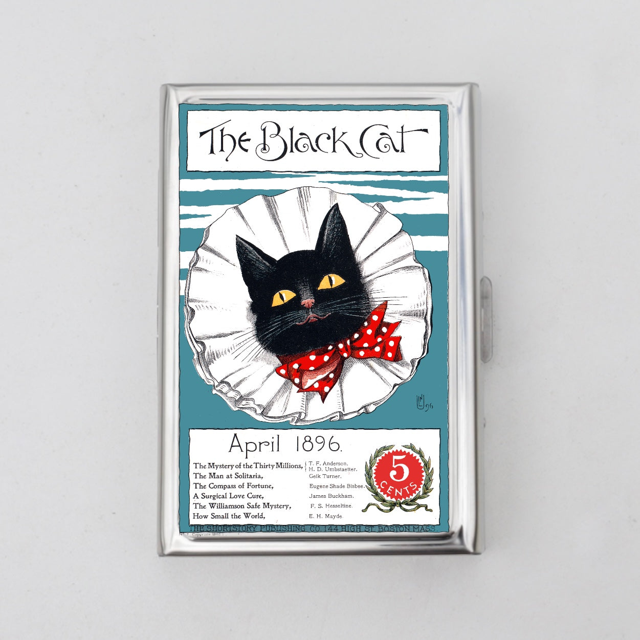 The Black Cat Card Holder OR Cigarette Case