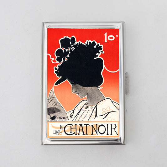 Le Chat Noir Poster Card Holder OR Cigarette Case