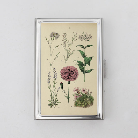 Floral Chart Card Holder OR Cigarette Case