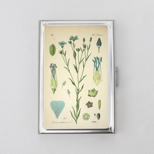 Floral Chart Card Holder OR Cigarette Case