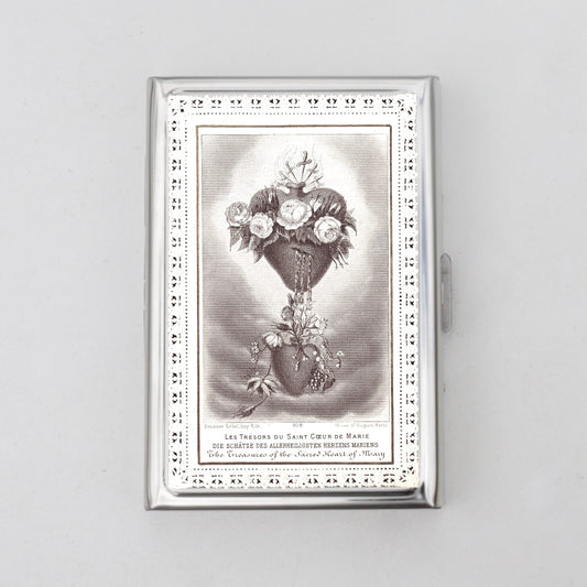 Sacred Heart Card Holder OR Cigarette Case