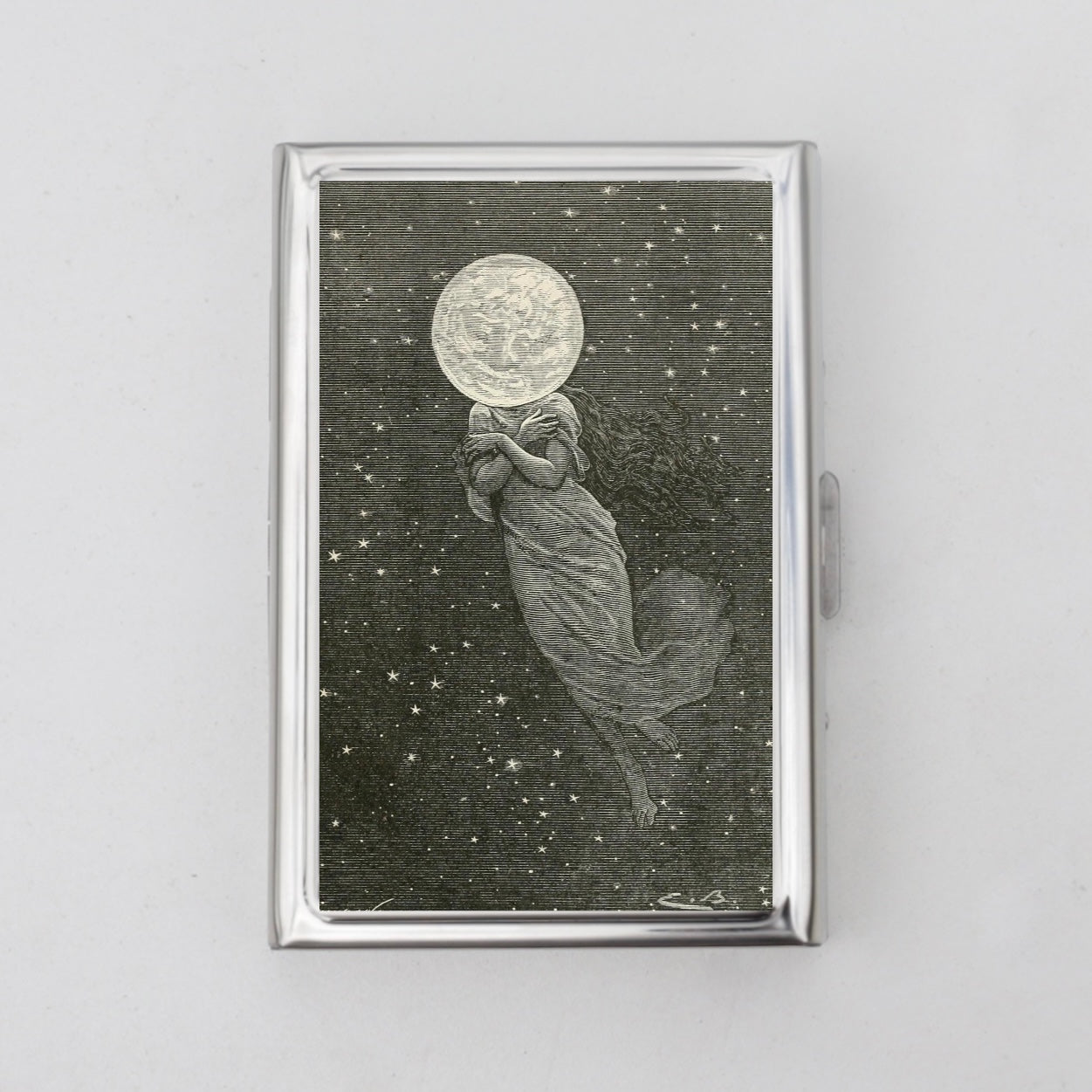Moon Woman Card Holder OR Cigarette Case