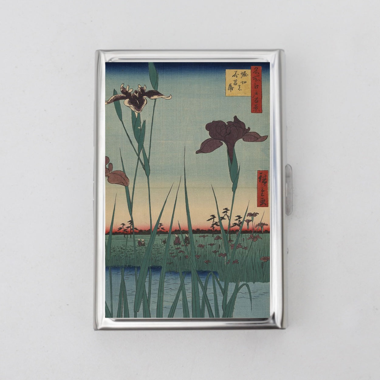 Japanese Flower Card Holder OR Cigarette Case