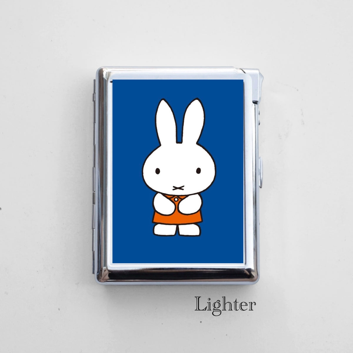 Bunny Cigarette Case with Built-In Lighter