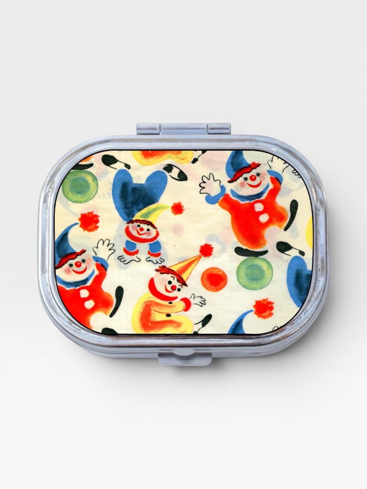 Clowns Happy Rectangle Pill Box