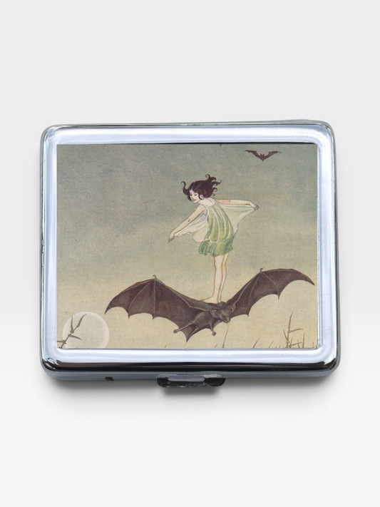 Fairy Riding Bat 8 Day Pill Box